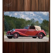 Металлическая табличка Mercedes-Benz 500K Drophead Coupe by Corsica